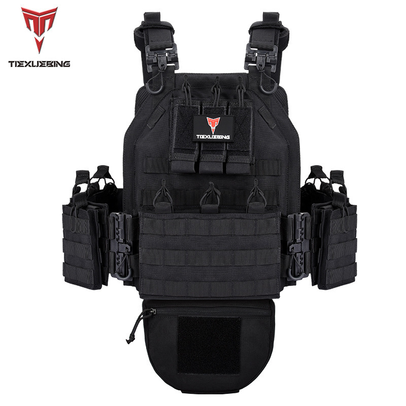 Cross-border outdoor multi-functional waterproof and wear-resistant 1000D encrypted Oxford cloth modular Molle tactical vest Cross-border outdoor multi-functional waterproof and wear-resistant 1000D encrypted Oxford cloth modular Molle tactical vest