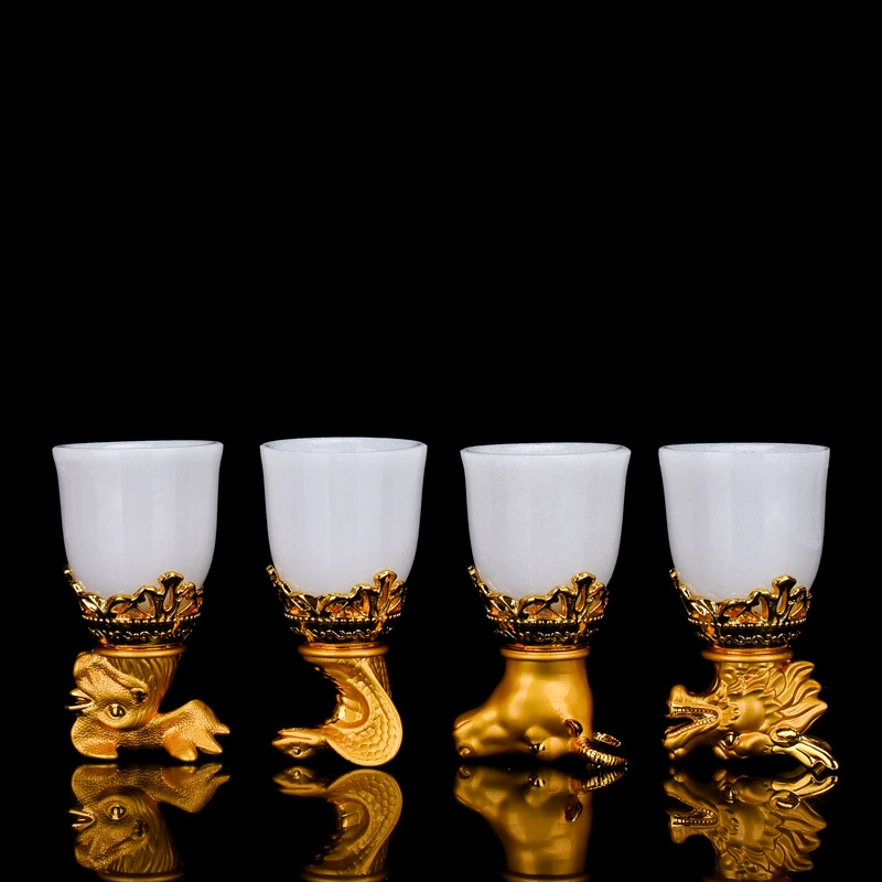 Set jade, wineglass, wholesale, Chinese horoscope