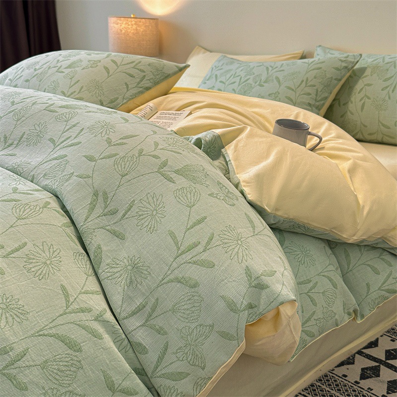 Dielianhua-beige [cotton fabric, soft and skin-friendly]