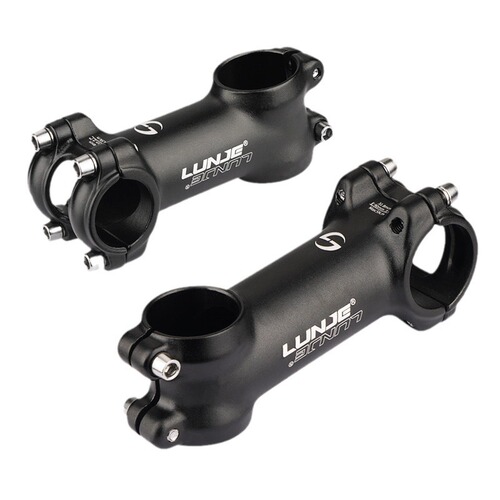 LUNJE Mountain Bike Stem Super Lightweight Aluminum 7 Degrees Positive/Negative Angle Tube 25.4/31.8mm Accessories