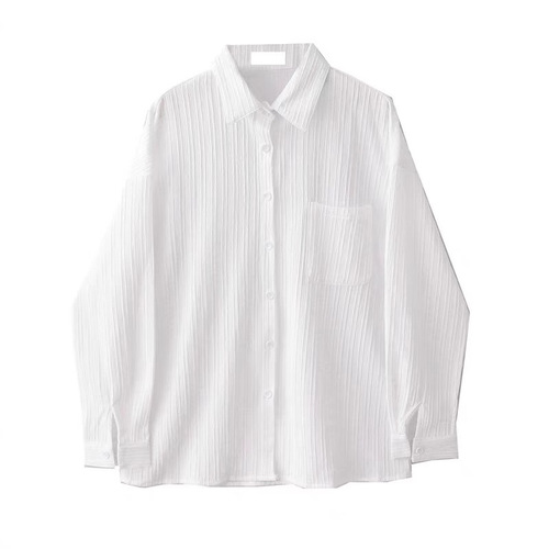 Korean Version Light Mature Checkered Blouse Spring Summer Women's Shirt Hong Kong Style Design Sense Minority Long Sleeve New Arrival Cardigan Coat