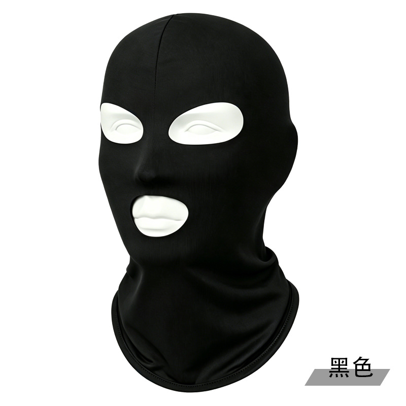 Ciclismo máscara de hielo protector solar respirante al aire libre polvo protector de cuello facial cubierta de cabeza para hombres y mujeres máscara de secado rápido a prueba de viento de verano