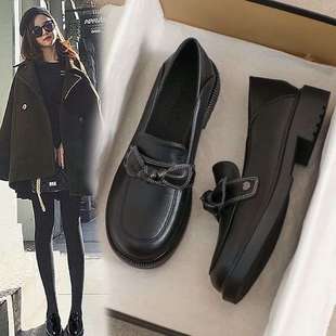 Real Soft Leather Shoes for Women 2025 Spring, Summer and Autum New British Style Fashionable Flats Versatile Loafers for Women