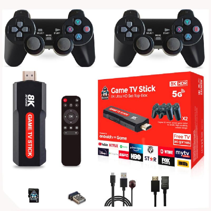 New X2 Game Console Pro Connects to Tv Game Console Factory Joystick Children's Portable Home Handheld Tv