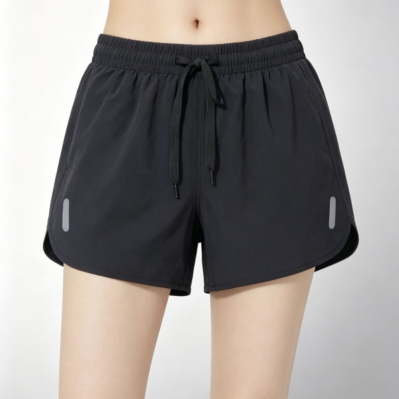 Quick-dry running fitness summer training new style reflective loose yoga three-quarter pants casual sports shorts for women Quick-dry running fitness summer training new style reflective loose yoga three-quarter pants casual sports shorts for women