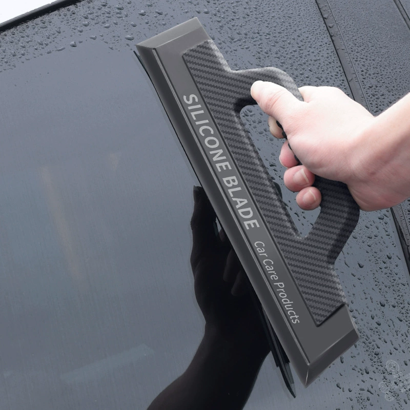 Автомобильный скребок для стекол с силиконовым лезвием, интегрированный в стеклоочиститель, скребок для снега и воды, автомобильный аксессуар для мытья стекол