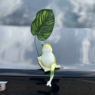 Umbrella, Frog Fishing Creative Doll, Car ornaments