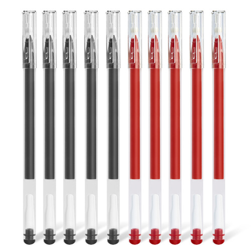 Neutral 0.5mm black all-needle pen with large capacity, suitable for primary school students, minimalist carbon pen.