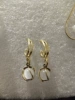Earrings, cat's eye
