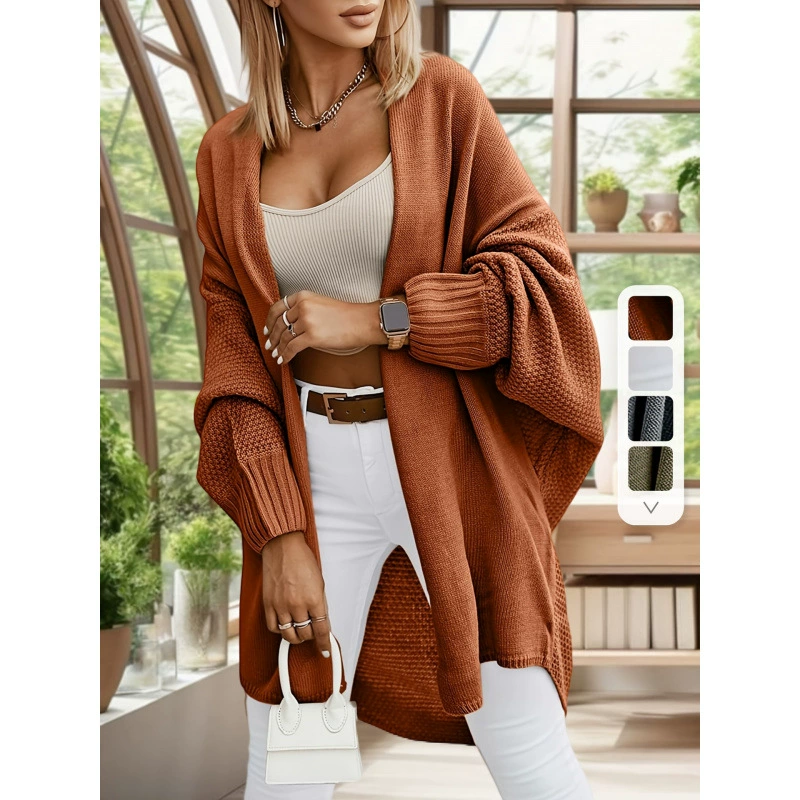 Extra-long sweater, (Cross-border trading), European style