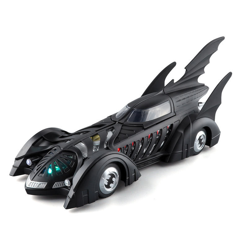 Officially Licensed 1:24 Spray Version Batmobile 1995 Alloy Car Model with Pull-Back Sound and Light Simulation Sports Car Collectible Display Piece Officially Licensed 1:24 Spray Version Batmobile 1995 Alloy Car Model with Pull-Back Sound and Light Simulation Sports Car Collectible Display Piece