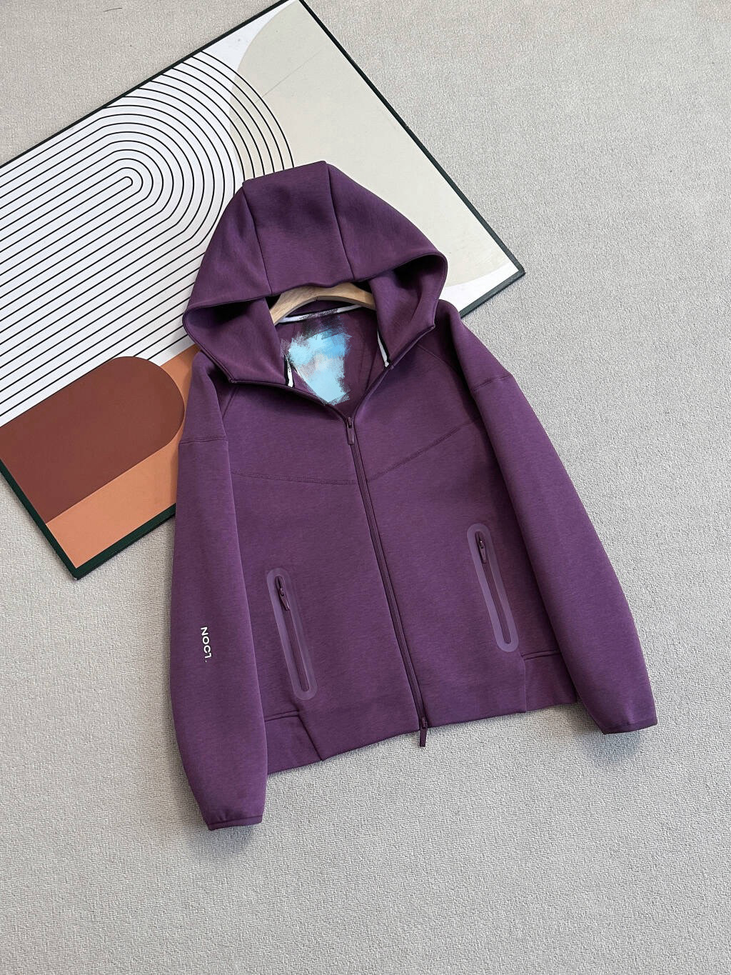 2025春クロスボーダー小フックカジュアルスポーツNOCTA連名フード付きジッパージャケットセットFD8454