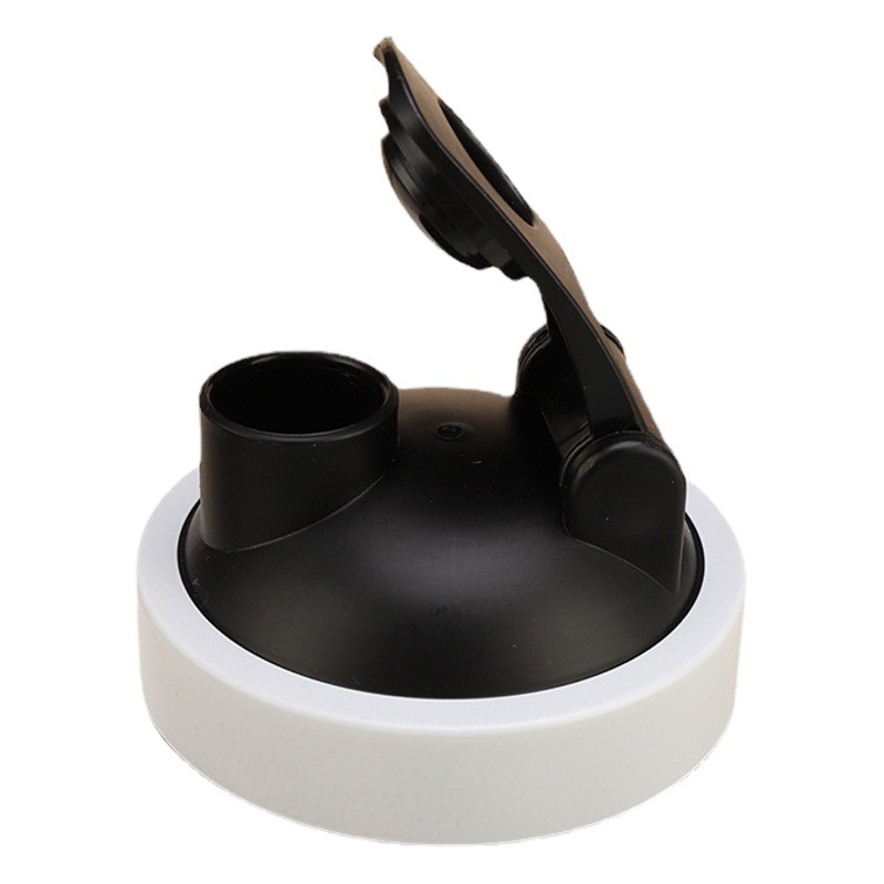 Taza mecedora para fitness, botella deportiva de una sola capa de acero inoxidable al aire libre, batido de proteína en polvo de gran capacidad, taza de agua mezcladora