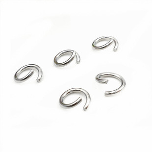 Titanium steel DIY jewelry accessories 304 stainless steel open ring finishing ring