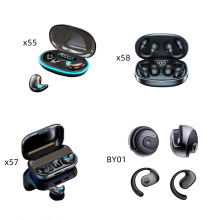 新款X55睡眠耳机2024蓝牙耳机超长续航不入耳无线耳机蓝牙工厂