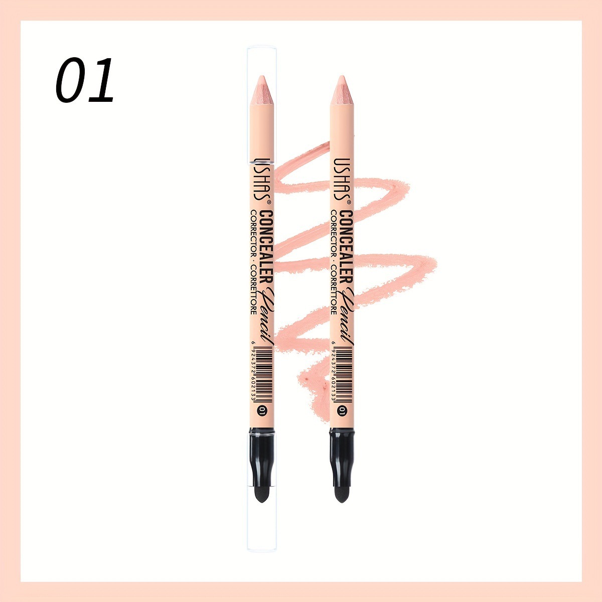 Corrector de punto transfronterizo de USHAS europeo y americano, cobertura duradera del acné, brillo de la piel, lápiz corrector hidratante P1035