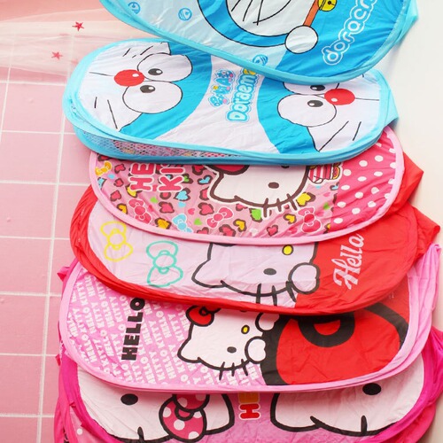 Cartoon fabric Gemini toy storage basket dirty clothes basket household folding laundry basket finishing basket dirty clothes basket