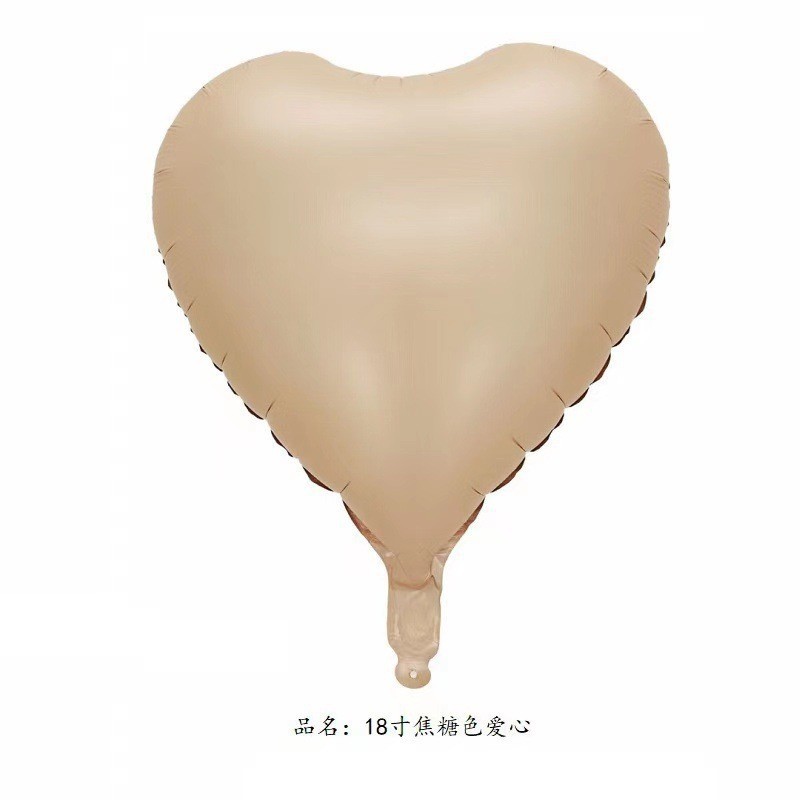 18 inch heart caramel