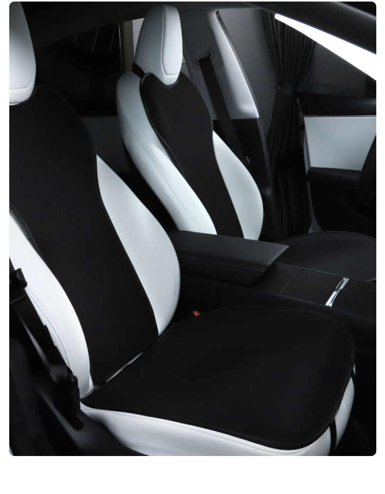 Specially Designed for Foreign Trade, Suitable for Tesla Y Ice Silk Cushion Tesla Edamame Y New Version Seat Cushion Breathable for All Seasons
