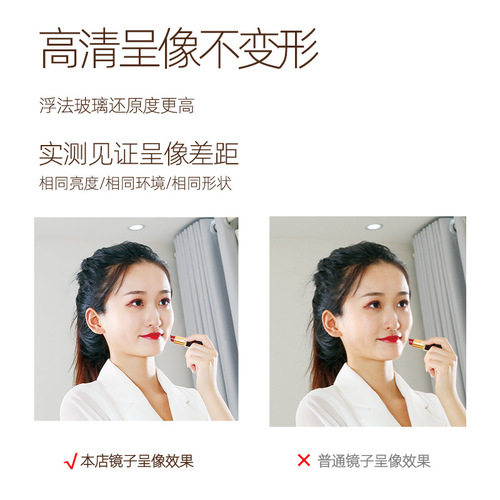 Mirror full-body floor-to-ceiling clothing vintage home use hanging dressing room wall-mounted for fashion stores makeup influencers 3D living room decoration