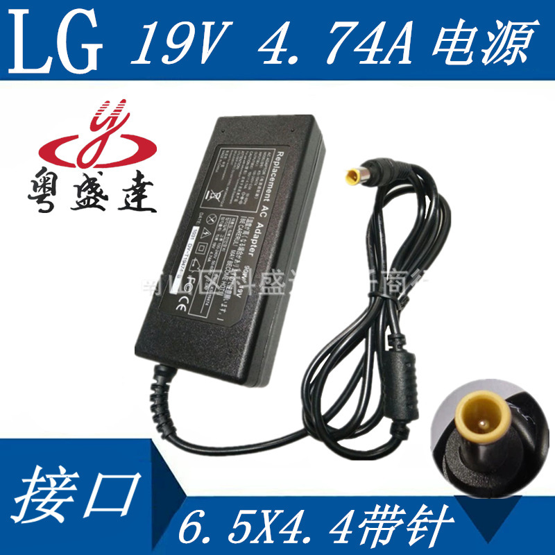 SuitAble for LG 90W Notebook PoWer AdApter 19V 4.74A PA-1900-14 ChArger With LArge Mouth And Needle