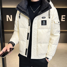 2025秋冬男款微阔连帽宇航员羽绒服外套A230-6927