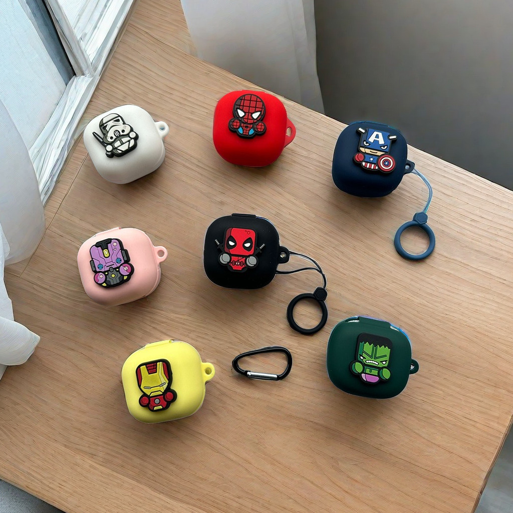 适用三星Galaxy Buds2/live/pro无线蓝牙耳机保护套潮牌卡通软壳
