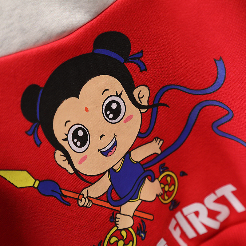 7847 Traje deportivo para niños Ropa de primavera y otoño 2025 Nueva ropa deportiva atractiva para niños Ropa a juego de colores de celebridades de Internet de primavera