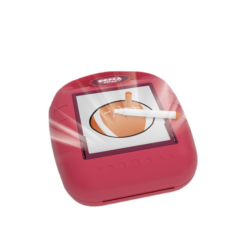 Qizhi de los niños la educación temprana cognitiva ciencia Juguetes DIY copia pintura Proyector proyección portátil