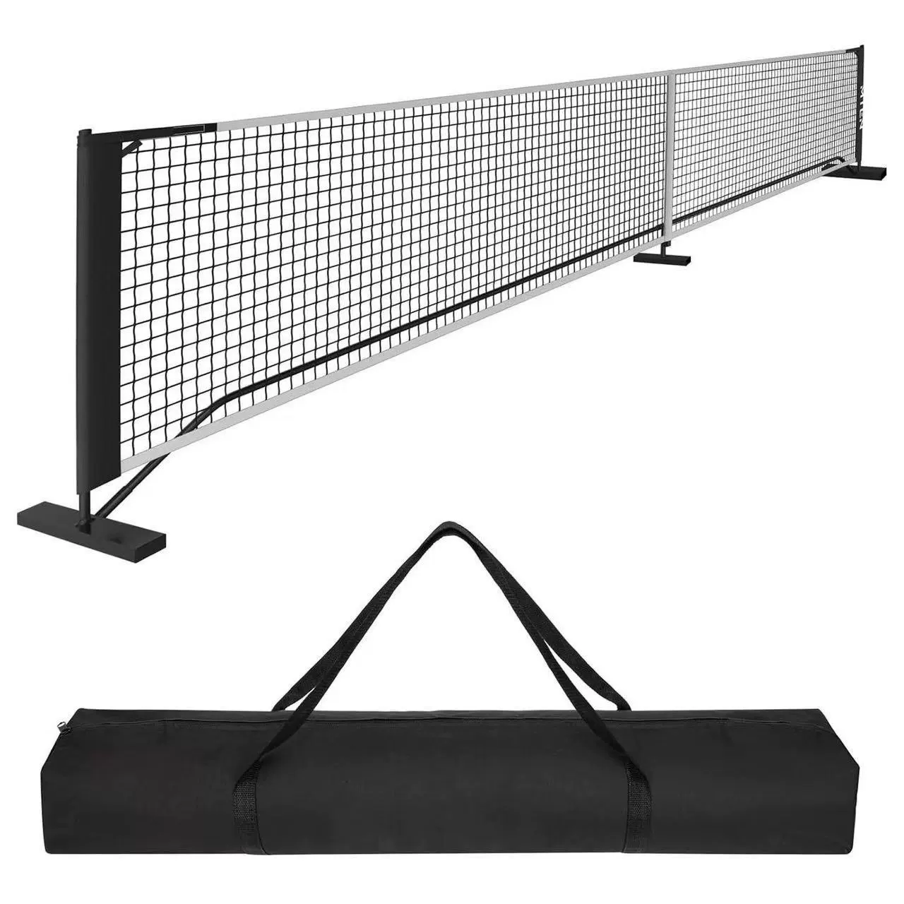 Стандартная версия pickleball портативный мобильный набор тренировочное соревнование специальная рама сетка 6.7 метров
