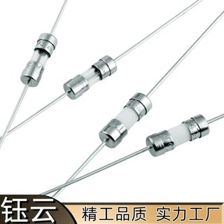 电流保险丝3.6*10mm玻璃管陶瓷单体带引脚250V快断慢断保险丝管