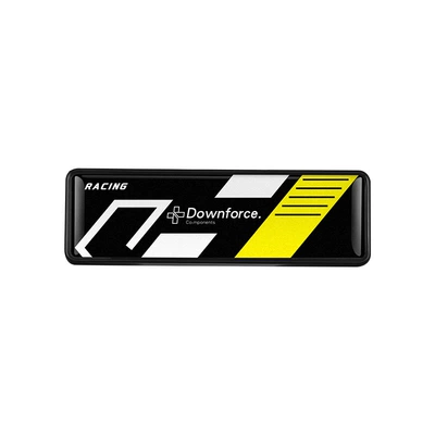 Other Automotive Exterior Supplies — China Net Label Performance Car - lk-chinese-grille-logo-black-and-white-oblique-yellow-plus-size-lick-041-21-22-styles