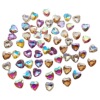 Three dimensional crystal for manicure heart shaped heart-shaped, nail decoration, decorations, with gem