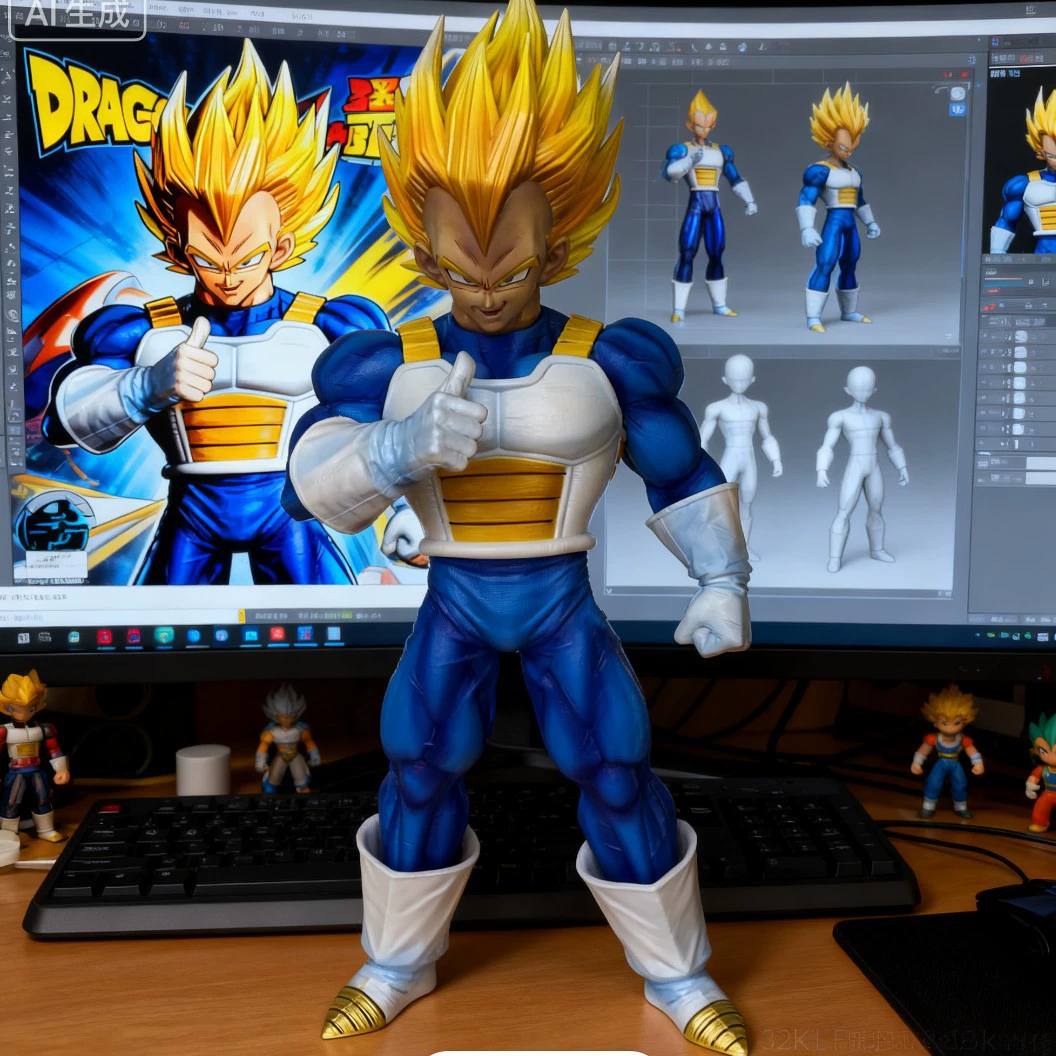 Seven Dragon Ball CS Vegeta 1/6 Magic Bed Prince Magic Runaway Super Saiyan anime