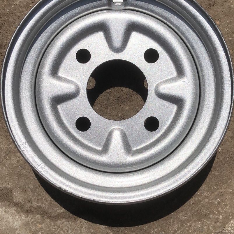 Electric tricycle rear wheel steel wheel hub steel ring plate wheel 4.00/3.00/3.75/3.50-12 thickened wheel