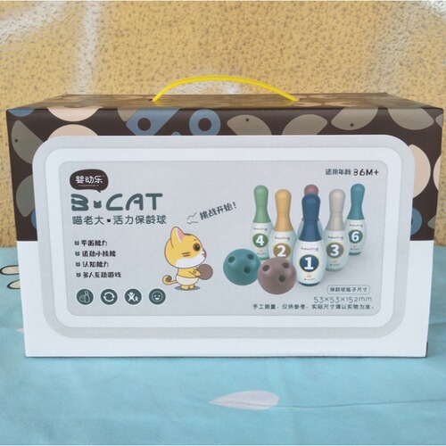 Bowling Toy Gift Box for Children Indoor Outdoor Family Sports Baby Kindergarten Training Institutions Wholesale
