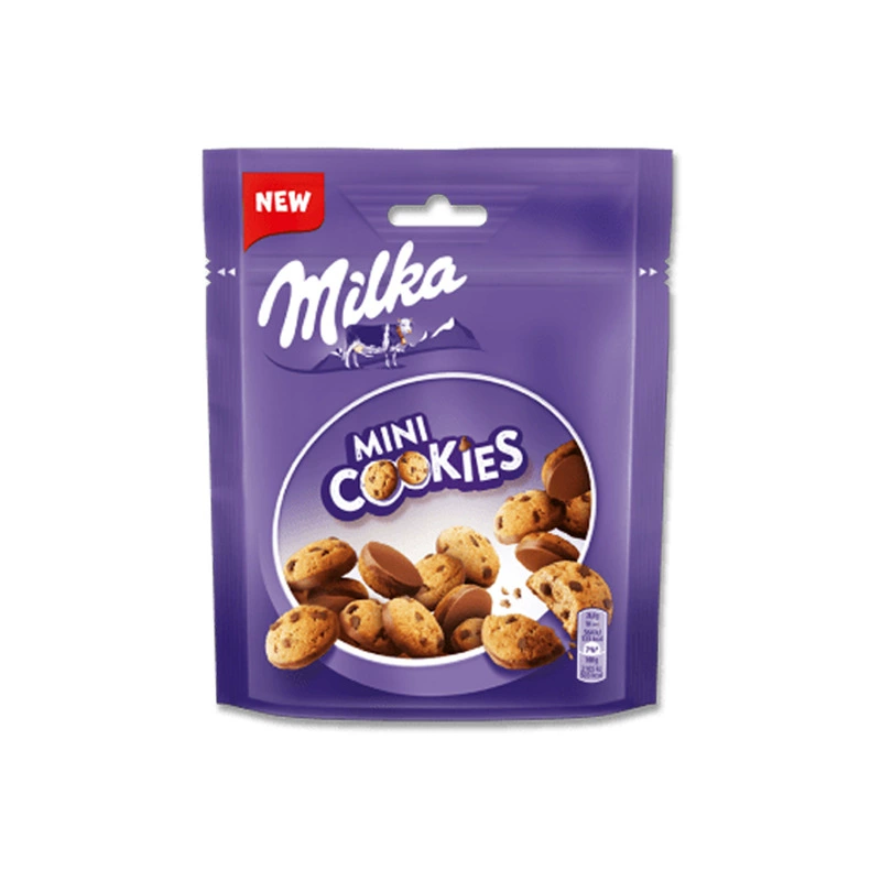 Печенье Milka Mini с шоколадной крошкой, импорт из Германии, 110 г