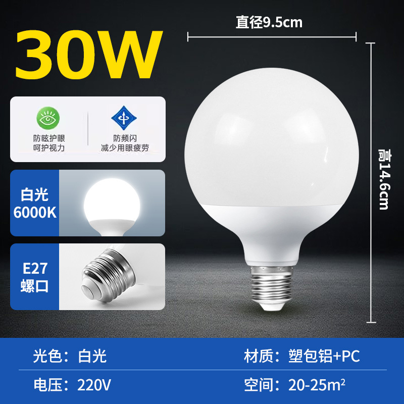 Bombilla LED de bajo consumo, súper brillante, con rosca E27, lámpara UFO, iluminación doméstica, bombilla de bajo consumo A60, bombilla de alto brillo, venta al por mayor