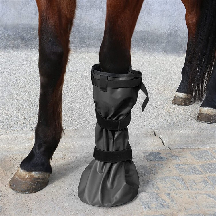 Horse Leg Treatment Bag, Horse Leg Protection, Horseshoe Soaking Bag, Horseshoe Soaking Boot Care Bucket, Treatment of Hooves Disease, Equestrian Supplies