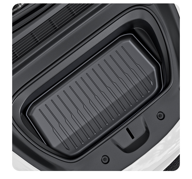 Suitable for Tesla's New Model Y/3 Trunk Mat, Tpe Front and Rear Trunk Mat, Y Modified Car Accessories