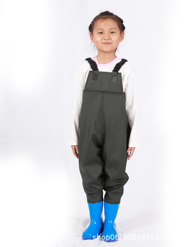 子供用ワンピース防水服、ウェーディングおよび海の釣り用品、ビーチでの魚の釣り、幼稚園の赤ちゃん向けの超軽量サスペンダー|undefined