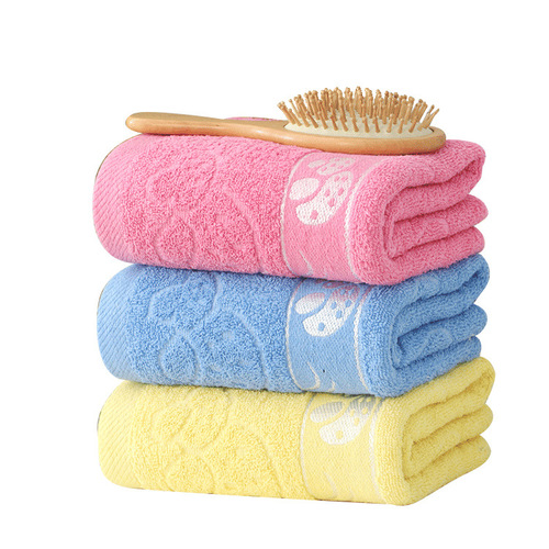 Wholesale mushroom bath towel absorbent adult household bath towel advertising welfare gift large towel dropshipping