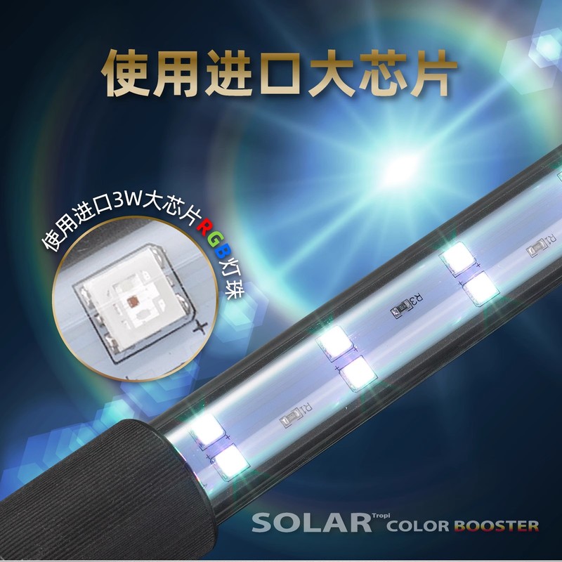 尼奥鱼缸灯雷龙鱼专用灯吉罗灯日光发色灯LED鱼缸灯金鱼增艳增色|undefined