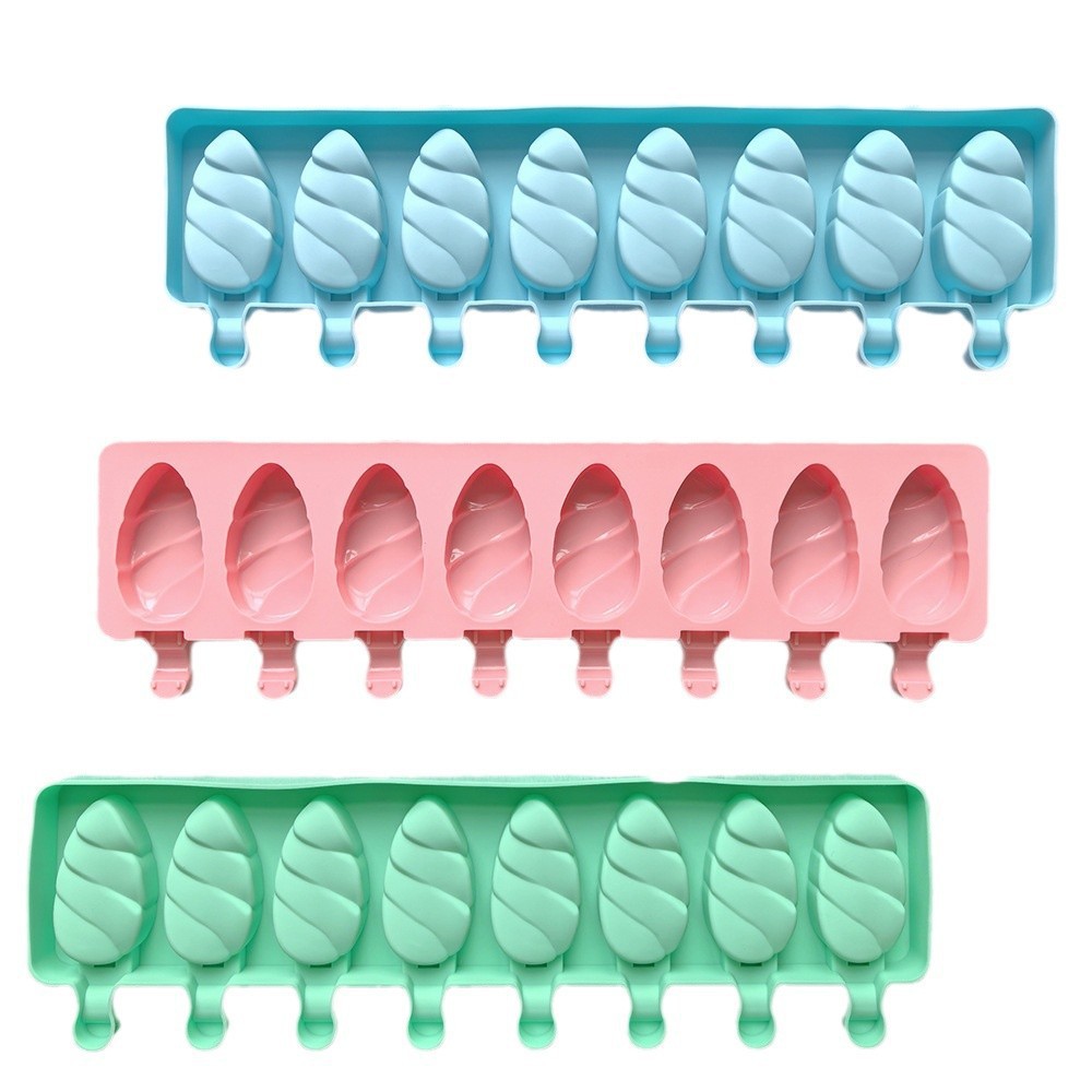 8 gotas de agua 498 helado helado silicona molde de hielo DIY pudín accesorios de pastel herramientas de horneado