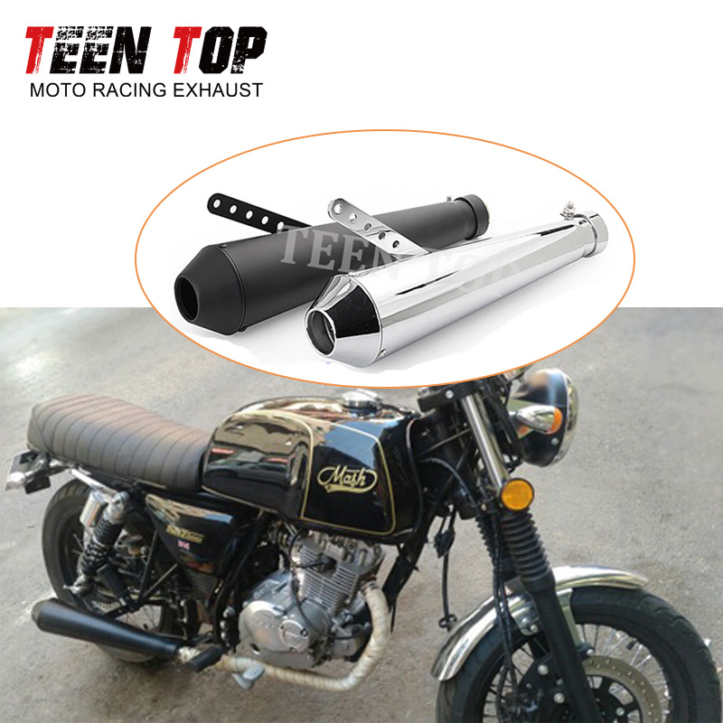 Motorcycle Modified Harley Triumph Earth Eagle Prince Cruise Retro Electroplated Street Exhaust Tail Section