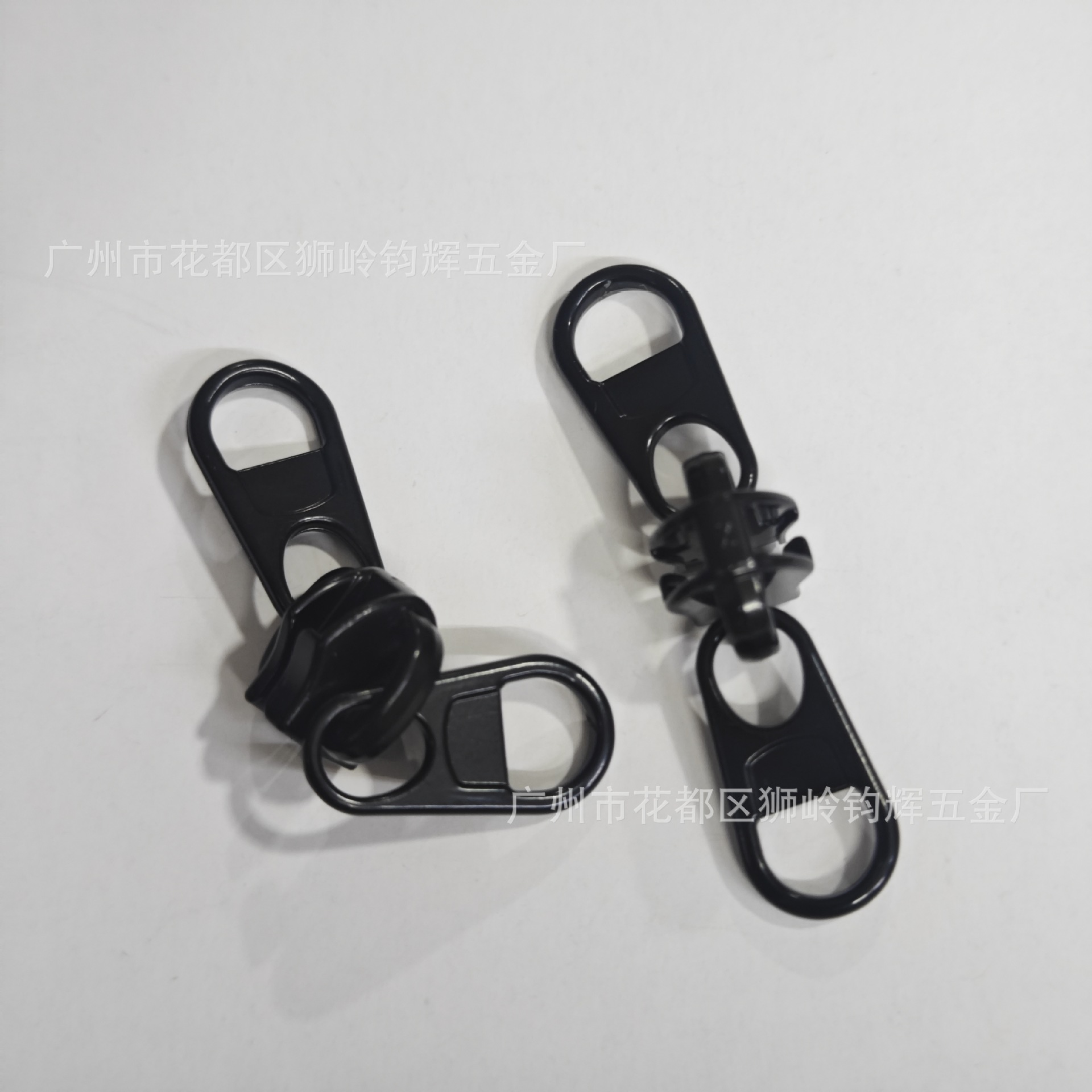 5#双拉片尼龙拉链短牌黑色拉头书包背包家居帐篷5号双拉拉头