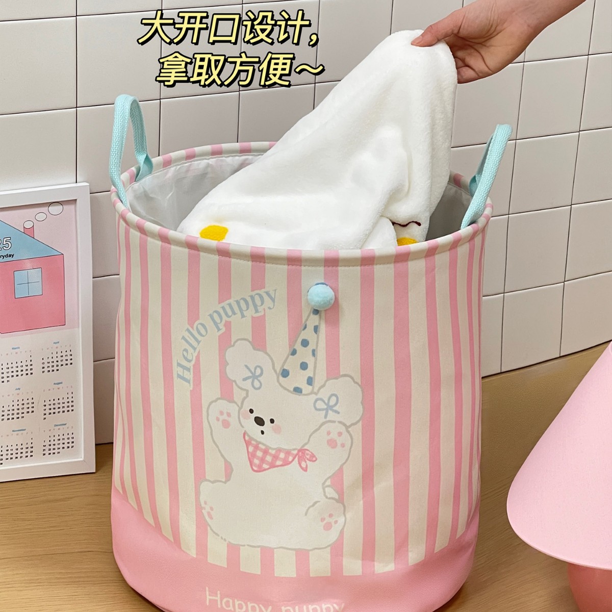 Cesta de ropa sucia para uso doméstico, plegable, de alto valor, grande, canasta de ropa sucia, baño, inodoro, canasta de almacenamiento de ropa sucia