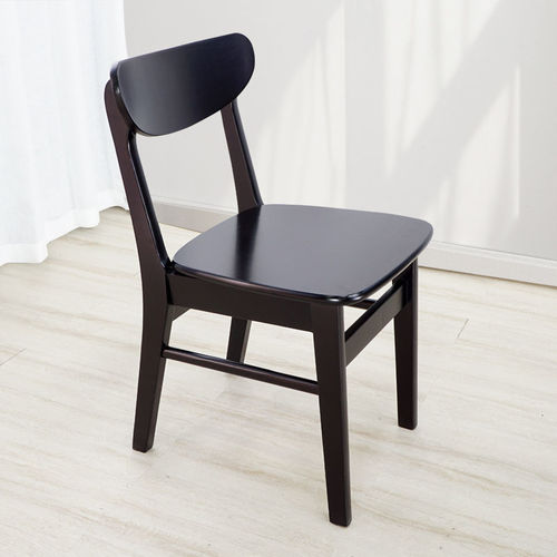 木椅子全实木餐椅家用椅子靠背凳子约北椅餐厅咖啡厅书桌一件代发