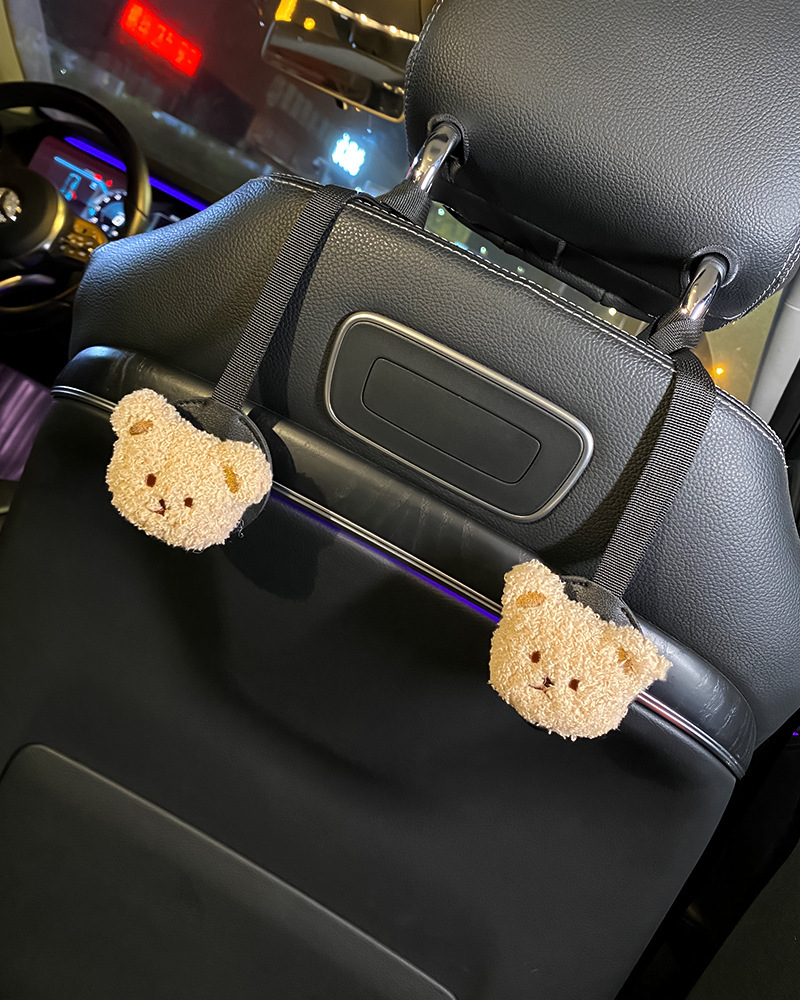 Asiento de automóvil, respaldo trasero, gancho pequeño, asiento de automóvil, lindo, gancho de asiento integrado en el automóvil, mujer de primera fila