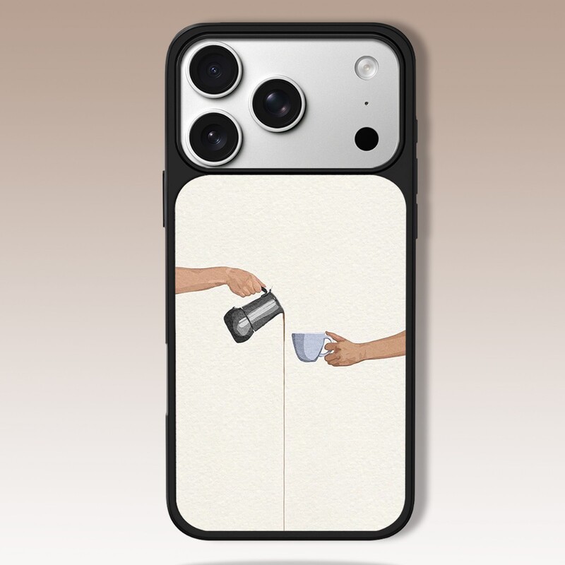 The Distance between a Cup of Coffee Is the Same as the Distance between an iPhone 17 Pro Max Phone Case and an iPhone 12 Matte Case